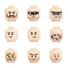 WW2 Military Army Soldier Figures Face Heads Building Blocks City Halloween Accessory Modern SWAT Minifigs Skull Parts Brick Toy ► Photo 2/6