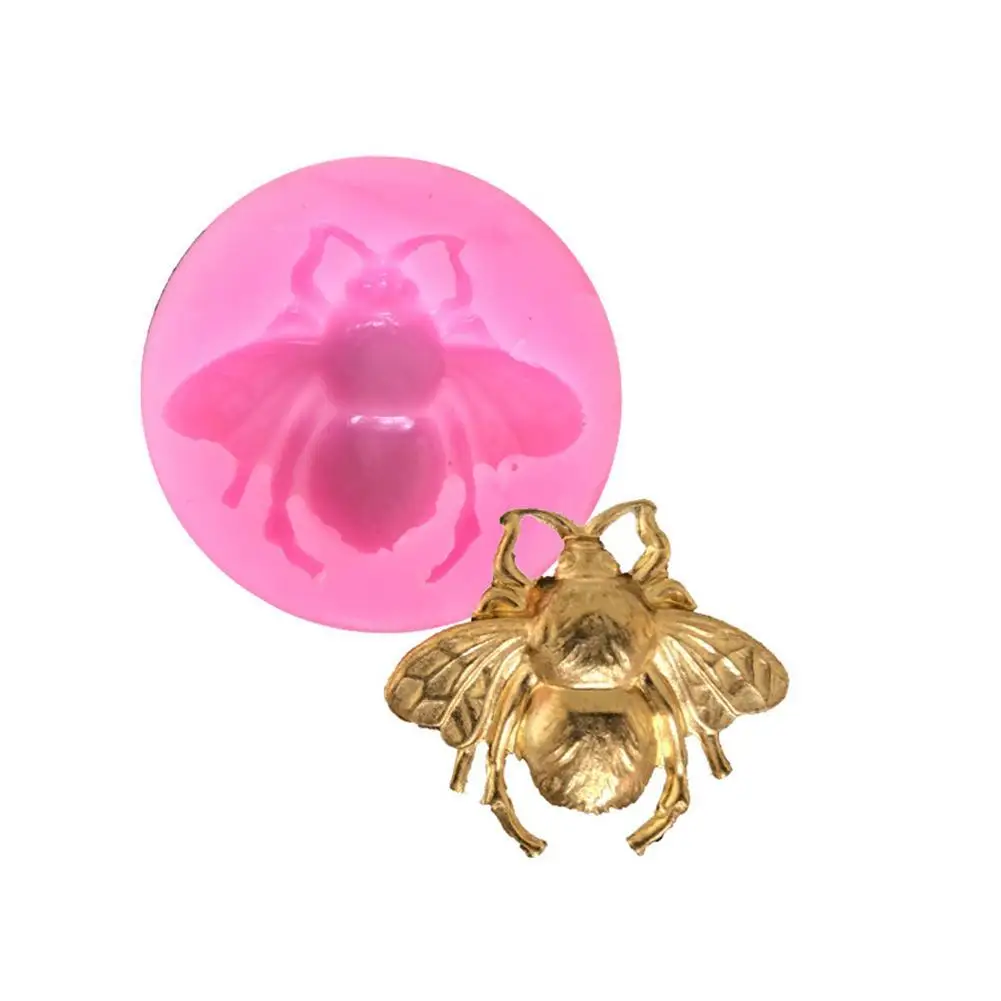 

2019 New DIY Soft Pottery Clay Gel Mold Tool Small Wasp Mould Silicon Gel Mold kitchen tools for cake