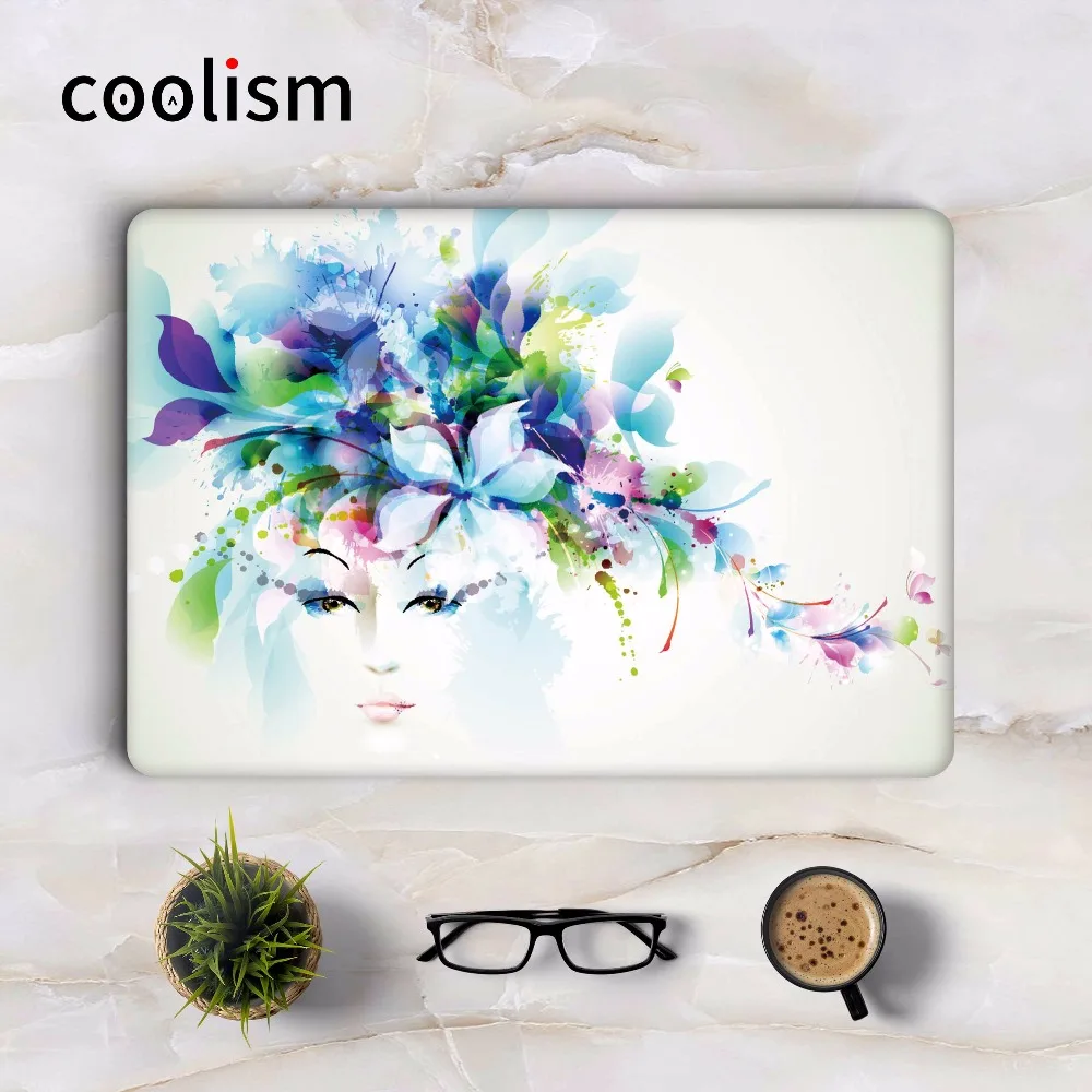 Flower Fairy Full Cover Skin Laptop Sticker for Apple Macbook Air Pro Retina 11 12 13 15 inch Acer Mac Notebook Protective Decal