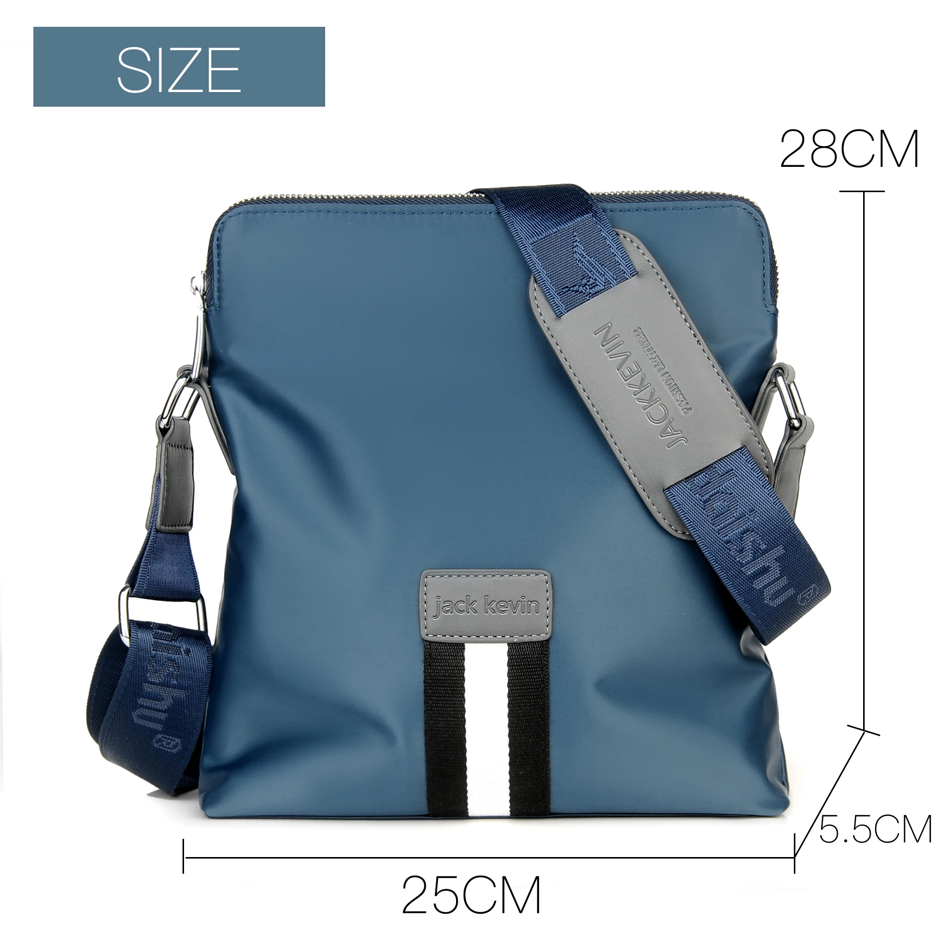 JackKevin الرجال Crossbody أكياس رجل رسول حقيبة حزمة عارضة حقيبة للماء النايلون الكتف أكياس واحدة حزام حزمة