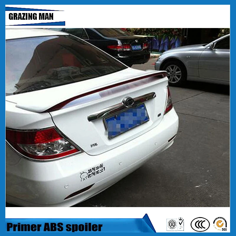 

Hot sale ABS material rear trunk spoiler with whole LED light for BYD F3
