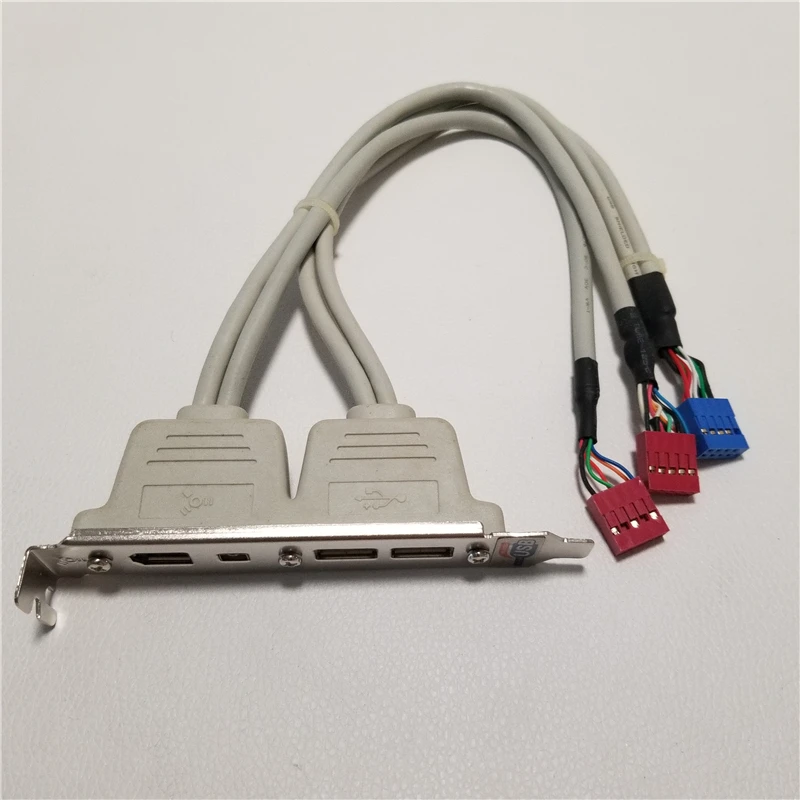 Dual Port USB 2.0 & Mini 1394A & 1394B 1394 Computer PC Motherboard