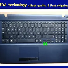 Wellendorff / для samsung NP370R5E NP450R5E NP470R5E NP510R5E 450R5V US клавиатура верхняя крышка Упор для рук темно-синий