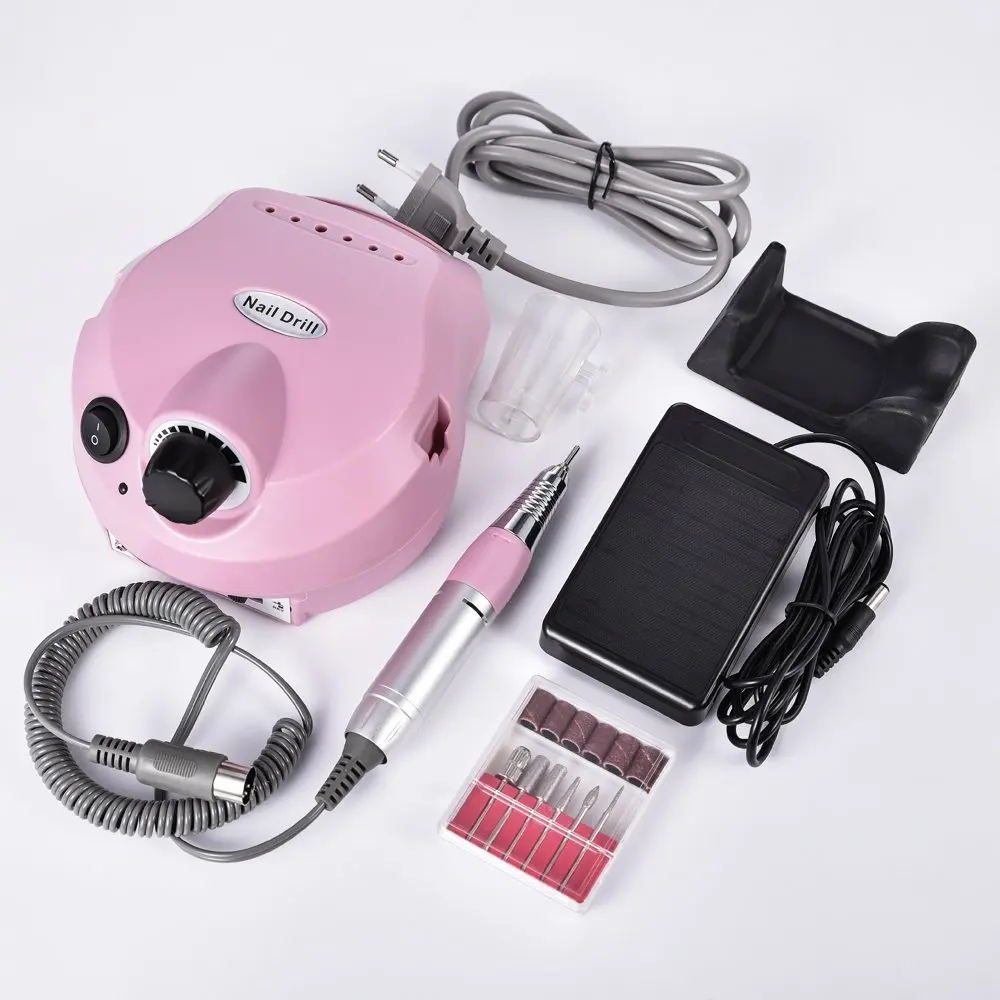 

Feecy Electric Nail Drill Machine 30000 RPM Pro Electric Manicure Machine Drills Accessory Pedicure Kit Tool for Nails
