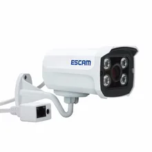 ESCAM QD300 1MP HD Onvif Network Mini Wired IR-Bullet Camera IR 15m Waterprof P2P Cloud Outdoor Network CCTV Security IP Camera