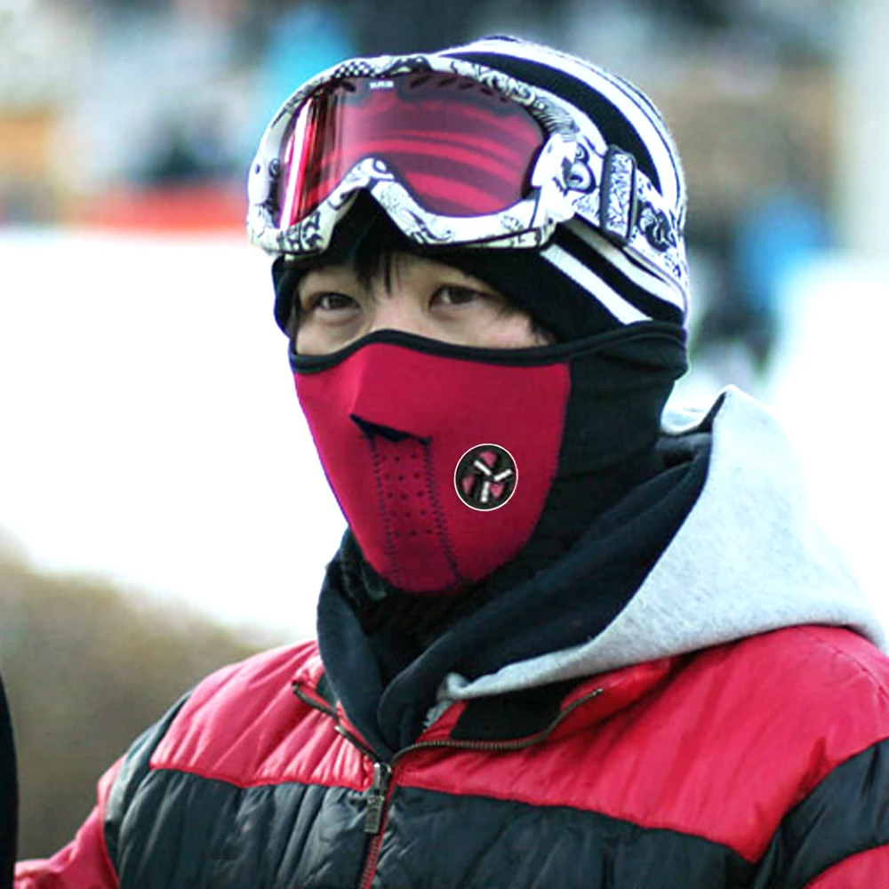 Winter-Cold-Weather-Unisex-Face-Mask-Motorcycle-Snowboard-Neck-Warmer-Neoprene-Fleece