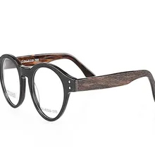MONGOTEN унисекс модные деревянные круглые оправы полный обод прогрессивные мульти-фокусные линзы оптические очки для дальнозоркости дальние очки для чтения