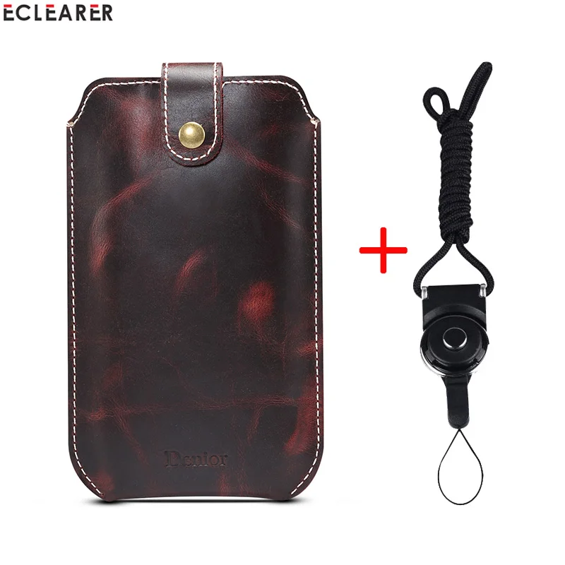 Red With Lanyard Чехол для телефона для Xiao mi 9 mi 8 SE mi 9T Pro mi 9X mi 8 Pro Lite Роскошный кожаный ремень для телефона чехол-кобура чехол с отделением для карт - Цвет: Red With Lanyard