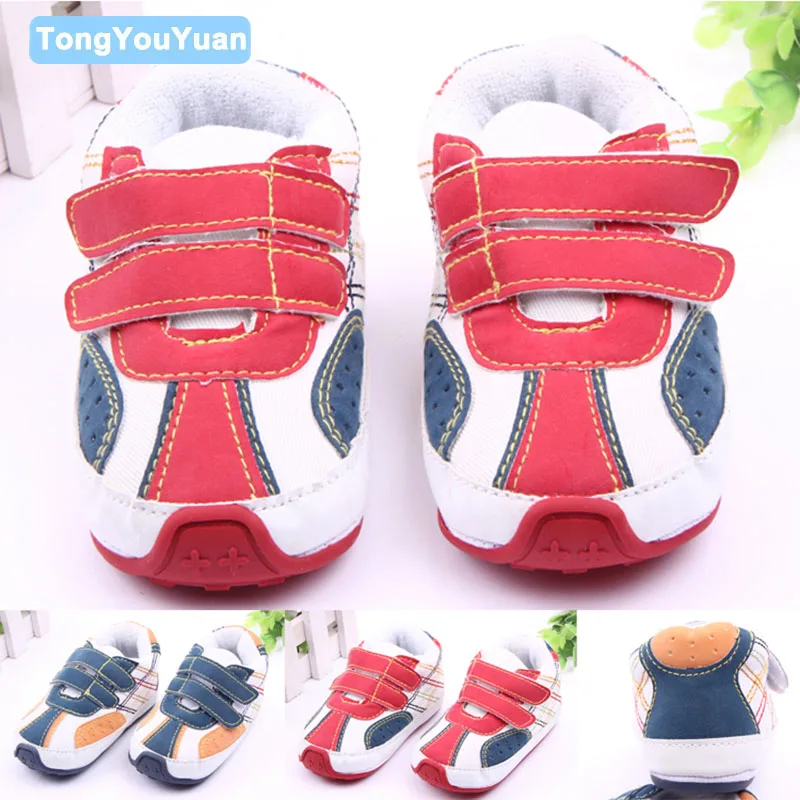 High Quality Anti Slip Baby Shoes Hard Sole Leather Toddler Baby Sports