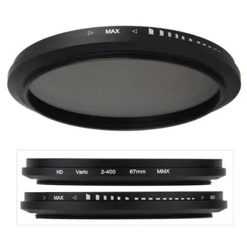 

New Hot Adjustable Fader ND Filter ND2 to ND400 for 67mm Neutral