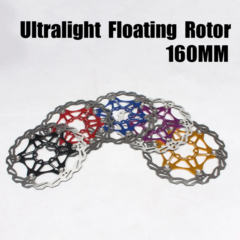 

Bicycle 160MM Disc Brake Rotors Floating Disc Brake quick cool Bike Rotors Stainless Steel Mountain Bicycle Accessories