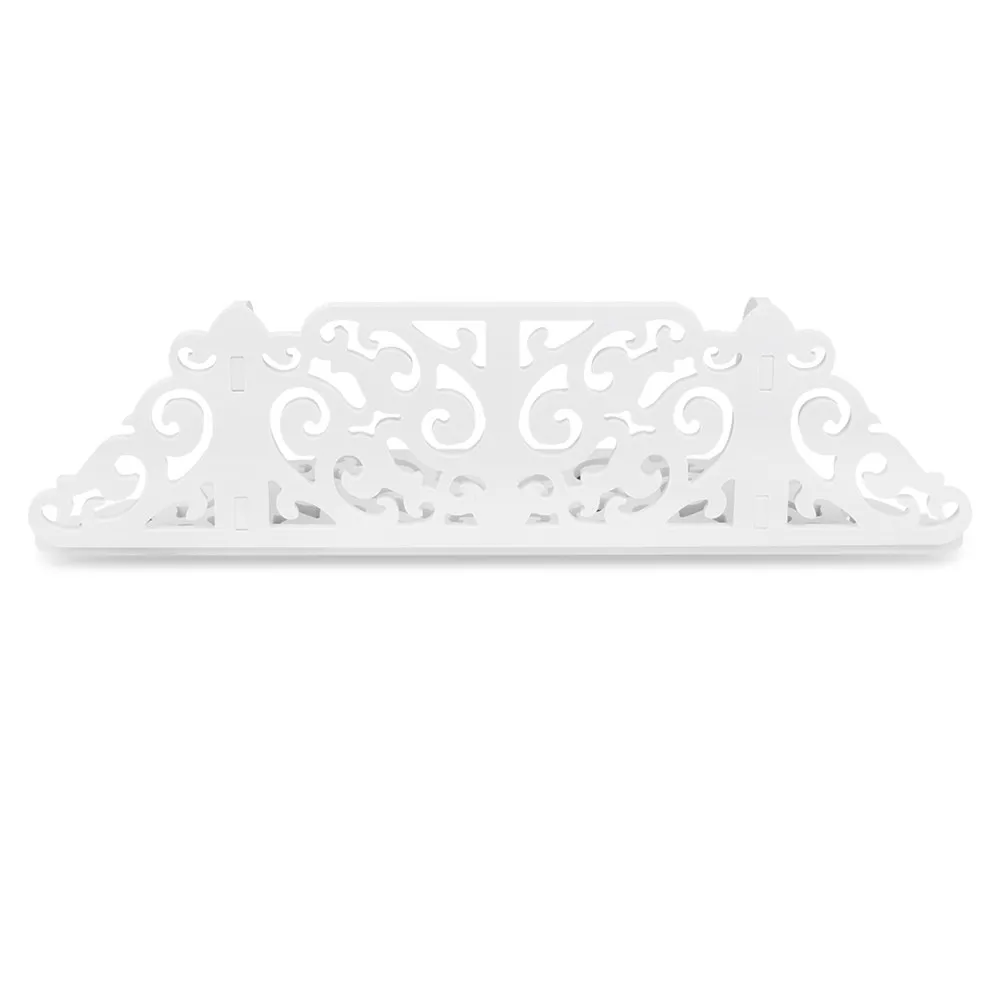Finether Wall Mounted Corner Shelf  Wood Plastic Composite Floating Wall Shelf Storage Display Rack Ledge Organizer  For Home 15