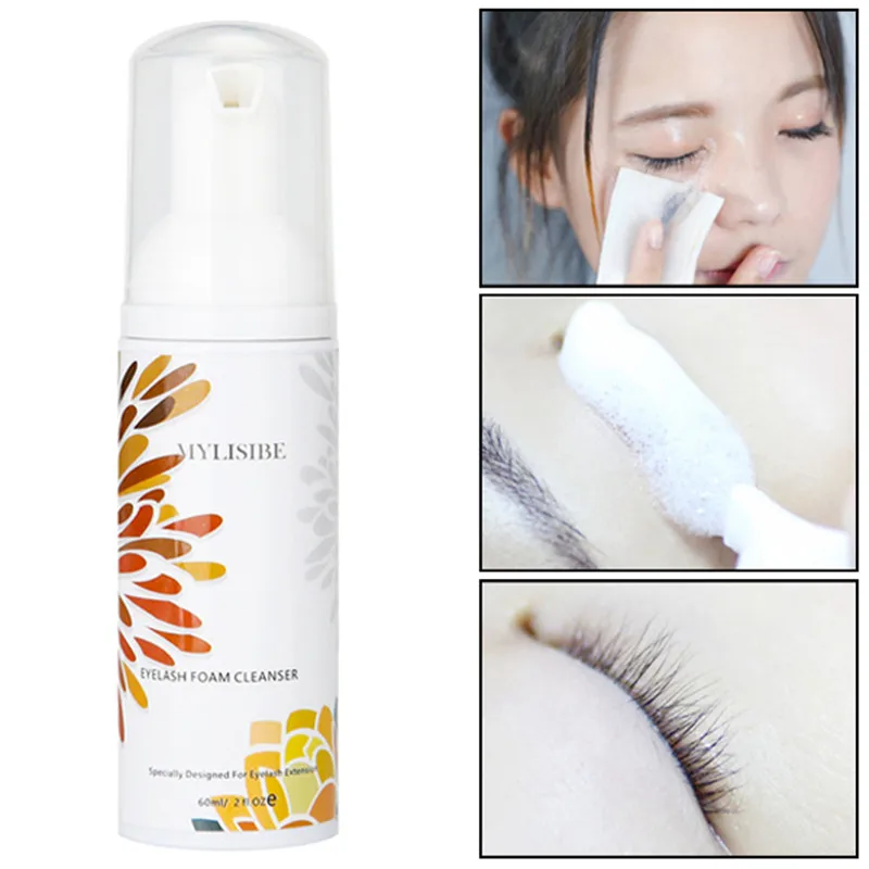 60ml Eyelashes Foaming Cleanser Eye Lash Eyelash Extension Makeup