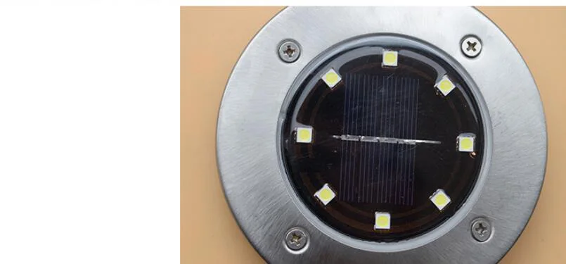 Solar Lamp for Garden Lawn Lamp Ground Lamp Decoration Solar Powered Lights With 8 LED Waterproof Street Pathway Night Light (5)