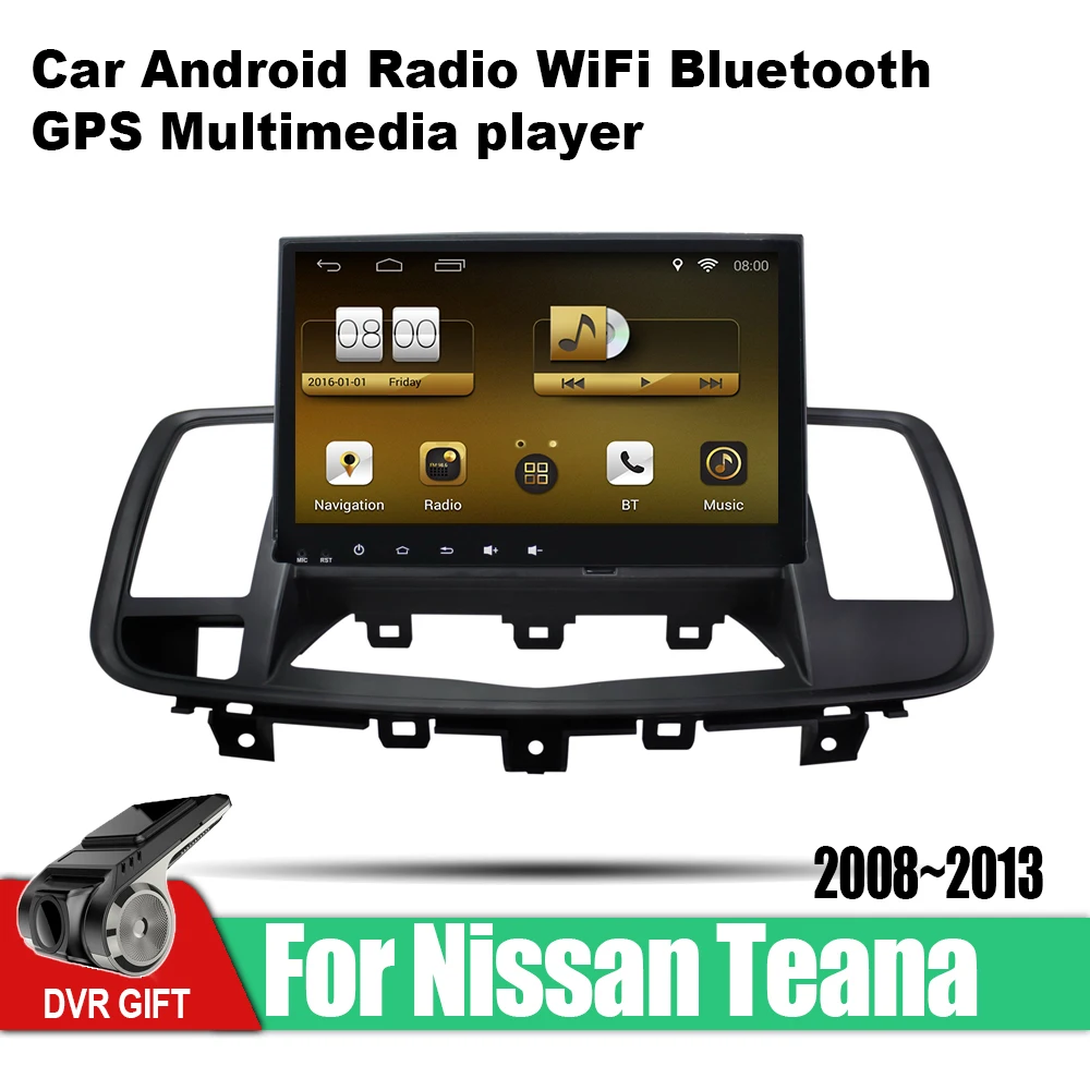 Flash Deal ZaiXi Android Car 2 din multimedia GPS Navigation For Nissan Teana 2008~2013 vedio stereo Radio audio wifi video map video 1