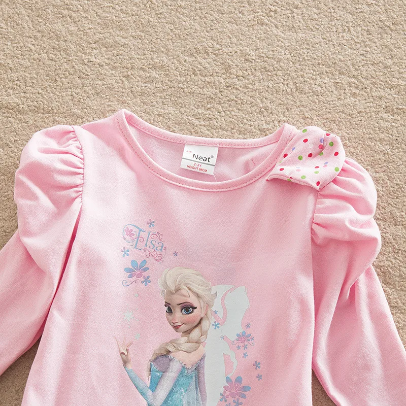 Girls Dress Elsa Vestidos Clothes Vestido Disfraz Infantil Costume For Kids Roupas Infantis Menina Autumn Girl Dresses 2017 Hot03
