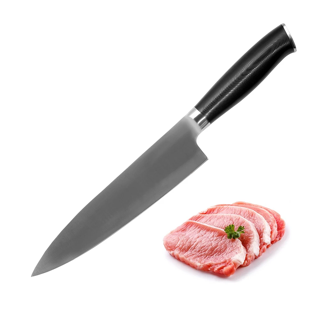 

DOANTE Brand 7Cr17MoV Stainless Steel 8 inch Chef Knife Sharp Blade G10 Handle Kitchen Knife Cooking Tools