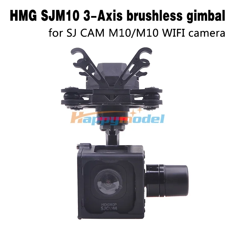  HMG SJM10 3-Axis Brushless Gimbal For SJ CAM M10 / M10 Wifi Camera FPV Racing W/ AV Output
