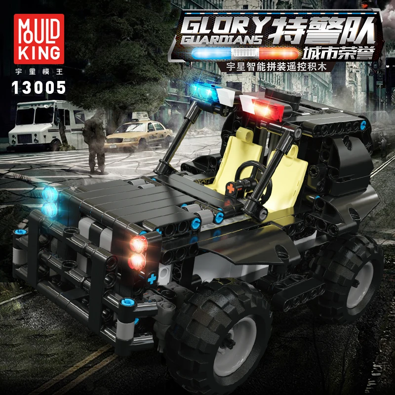 

Mouldking Technic 13005 Rc Building Blocks Car Glory Guardians Electric Remote Control Car Rc Car Truck DIY Set For Kit