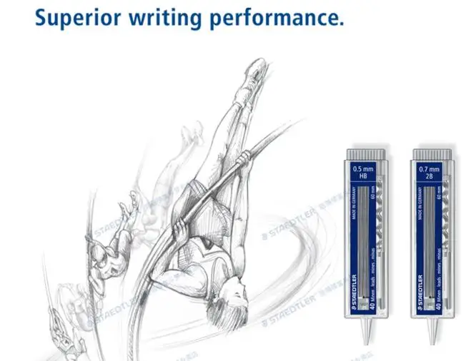 Пособия по немецкому языку Staedtler 255 Расширенный автоматический карандаш для заправки 2b/hb(0.7/0.5 мм