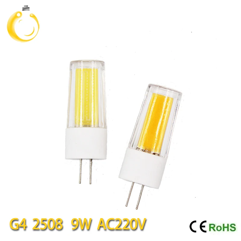 MUFAVA 2016 мини bombilas Светодиодная лампа G4 G9 SMD3014 2508 COB 3 Вт 6 9 лампа|g9 bulb|g4 g9bombillas led |