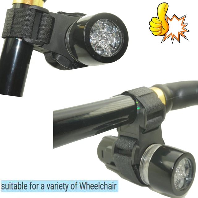 Éclairage LED universel flexible pour fauteuil roulant, marcheur, canne,  éclairage utilitaire de sécurité - AliExpress