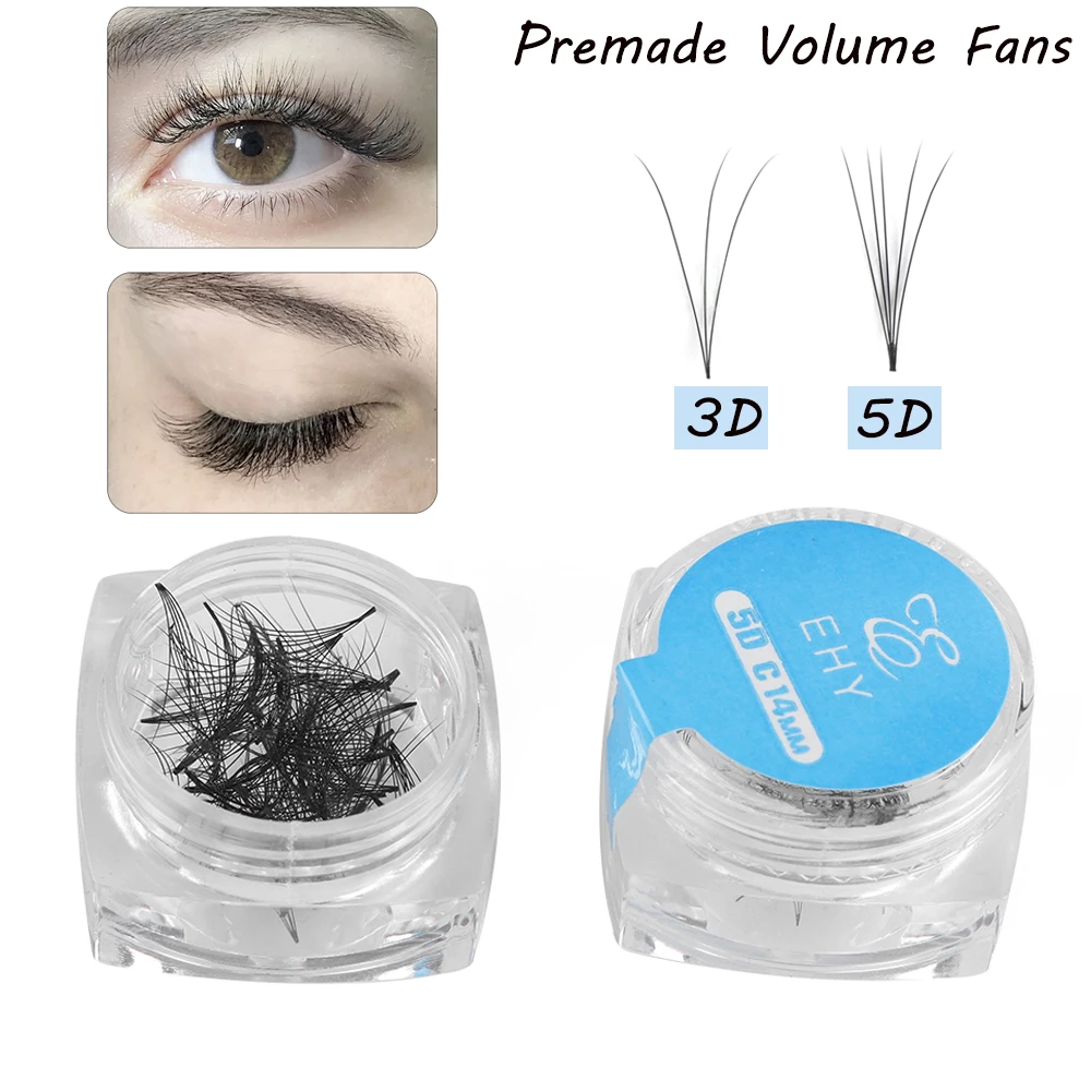 

80 Fans Russia Premade Volume Fan 3D 5D Mink False Eyelashes Eyelash Extension Natural Semi Permanent Fake Lashes Makeup Tools