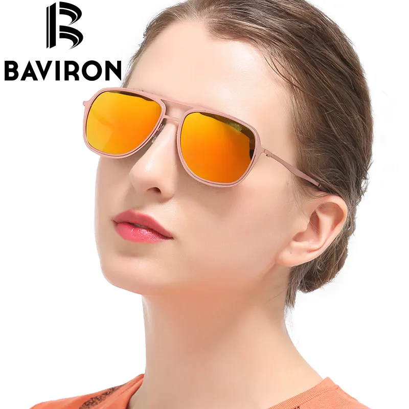 BAVIRON Classic Pilot Sunglasses Для мужчин зеркальные поляризованные очки для вождения высокой моды и дизайна Женщины-хипстеры солнцезащитные очки