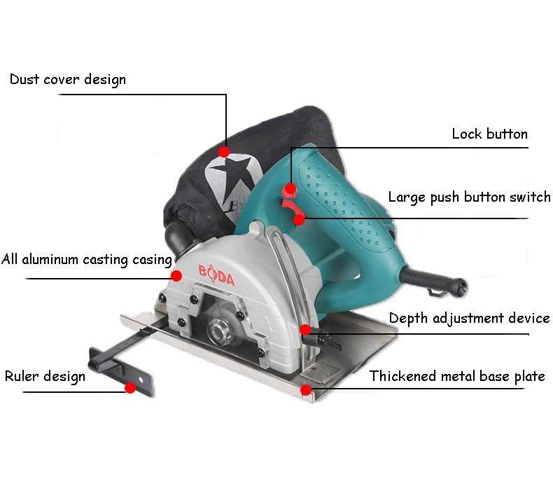 Tile Cutting Machine Woodworking Portable Toothless Saw Cutter Multi-function Household Small Marble Power Tool MC1-110