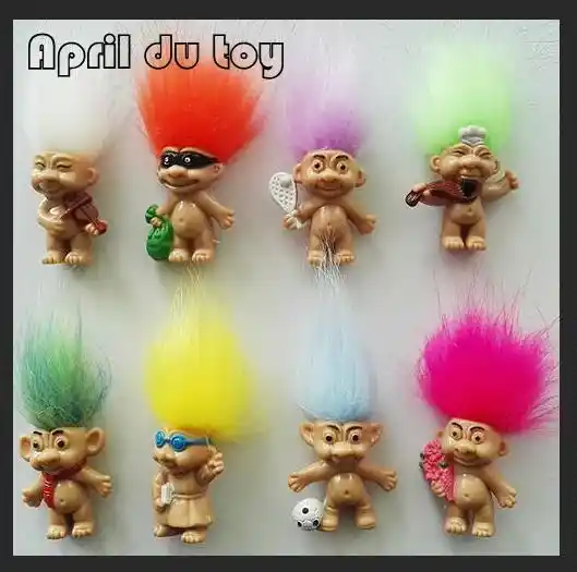 80pcs 2017 New Hair Troll Kindergarten Members Baby Boys Girls