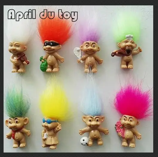 

504pcs 2017 New Hair Troll kindergarten Members Baby Boys Girls Trolls Kids Toys for Children's day Gift