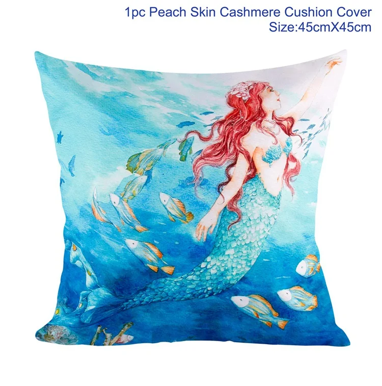 pillowcase style C QIFU 10 шт. коробка для маленькой Конфета "Русалка", подарочные коробки, Русалочка, украшения для дня рождения, для детей, подарок Русалочка, бумажный пакет для свадьбы - Цвет: pillowcase style C