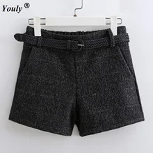 Большие размеры 4XL,, весна, осень, зима, женские прямые короткие штаны с отворотами, повседневные, серые, черные, свободные сапоги, шорты с карманами