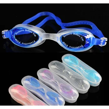Outdoor Water Sports Swimming Glasses Goggles Underwater Diving Eyeglasses Eyewear Swimwear For Men Women Children w/ Clear Case