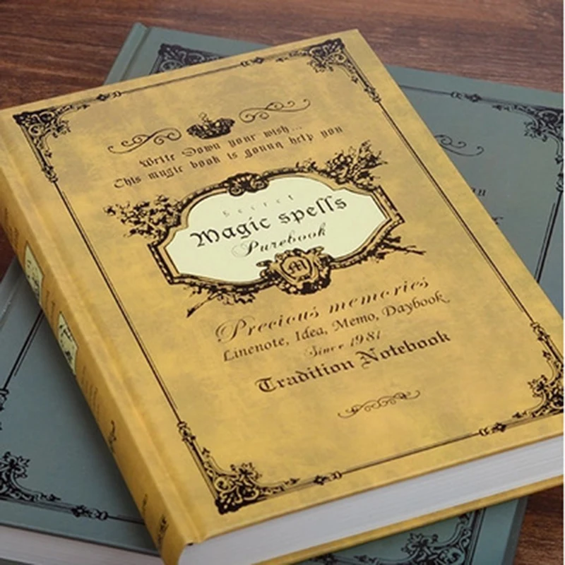 

Vintage Magic Book Notebook A5 B5 Thick Notepad Diary