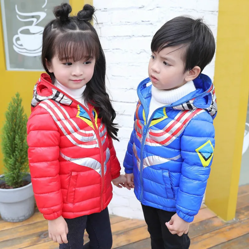 

Children's Clothing Warm Winter Jacket For Girls Hooded Cotton Kids Girls Winter Coat Parkas Thick Velvet Winter Padded Jacket