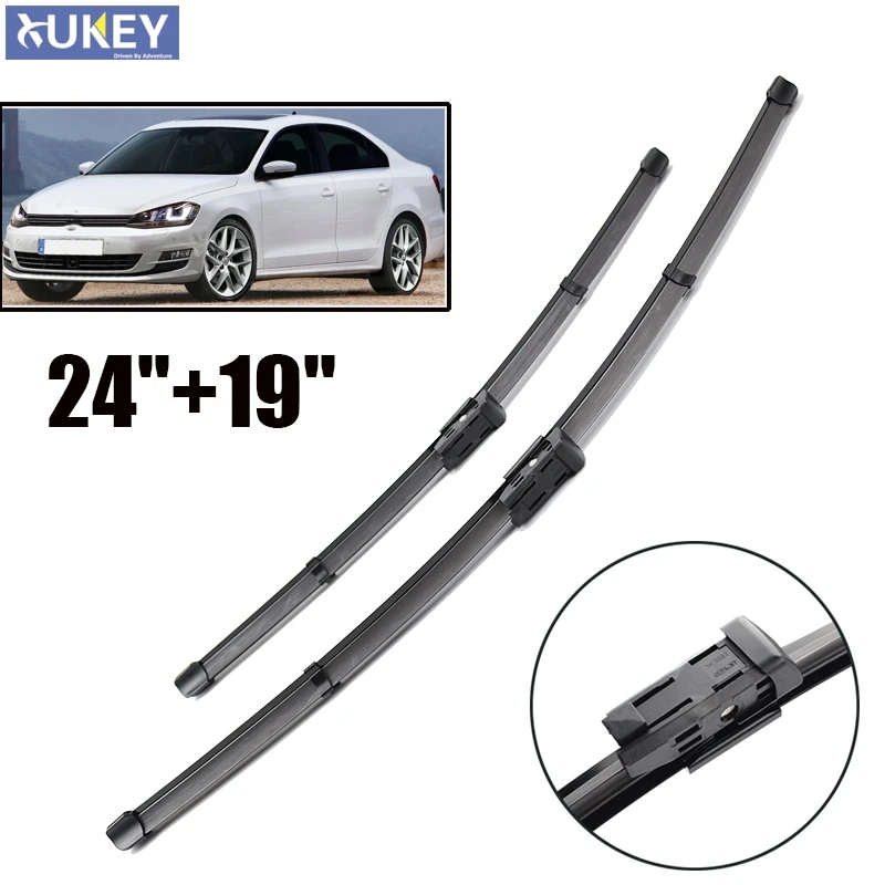 Misima Windshield Windscreen Wiper Blades For VW Jetta 6 A6 2012 2017