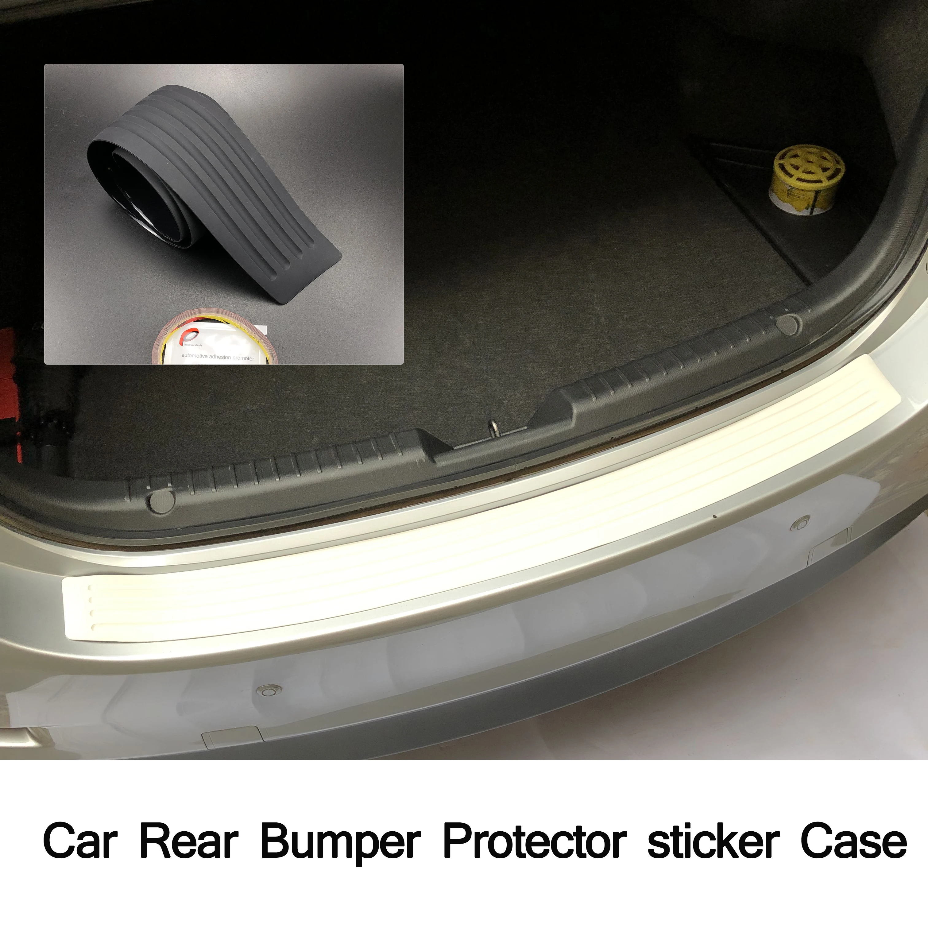 Car Rear Bumper Protector sticker For Toyota Camry Corolla RAV4 Yaris Highlander Land Cruiser PRADO Vios Vitz Reiz Succeed Aqua