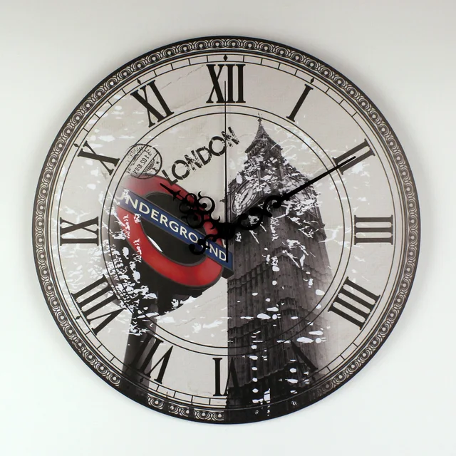 London Big Ben Large Decorative Wall Clock Modern Design More Silent ... London Big Ben Large Decorative Wall Clock Modern Design More Silent ...