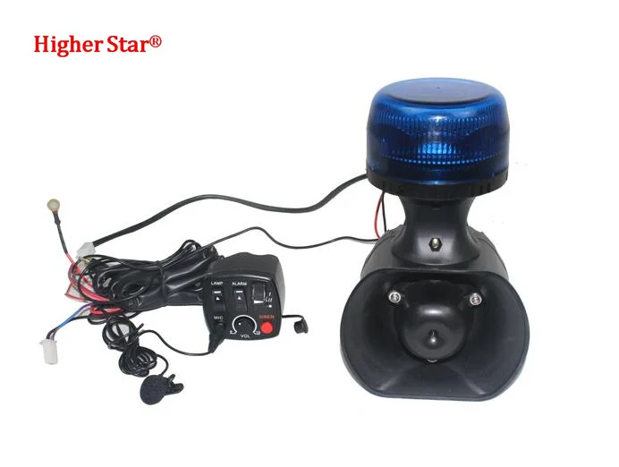 

Motorcycle police warning equiments 12W led warning beacon lights+3 sounds 40W siren alarm speaker+switch controller+microphone