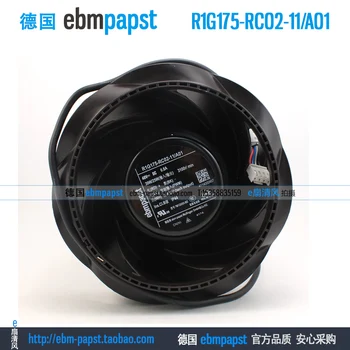 

ebmpapst R1G175-RC02-11 A01 DC 48V 0.8A 39W 25W 4-wire 175x175mm Centrifugal Cooling Fan