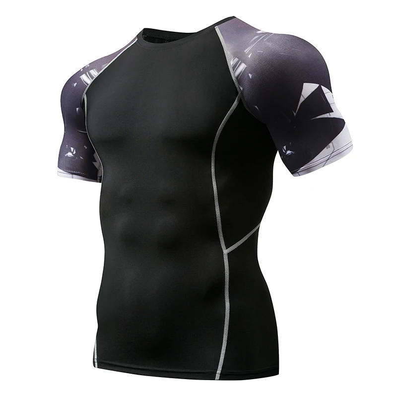 Men's MMA Fitness Rashguard T-Shirt Fashion 3D Teen Wolf Short Sleeve Palace Compress Shirt Men's Bodybuilding Crossfit Clothing Men's MMA Fitness Rashguard T-Shirt Fashion 3D Teen Wolf Short Sleeve Palace Compress Shirt Men's Bodybuilding Crossfit Clothing