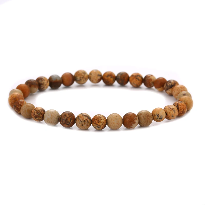 

Kang hua 2019 beautiful jewelry 18 color 6mm stone Bracelet DIY Free combination 2pcs/set or 3pcs/set Bracelets charm Popular