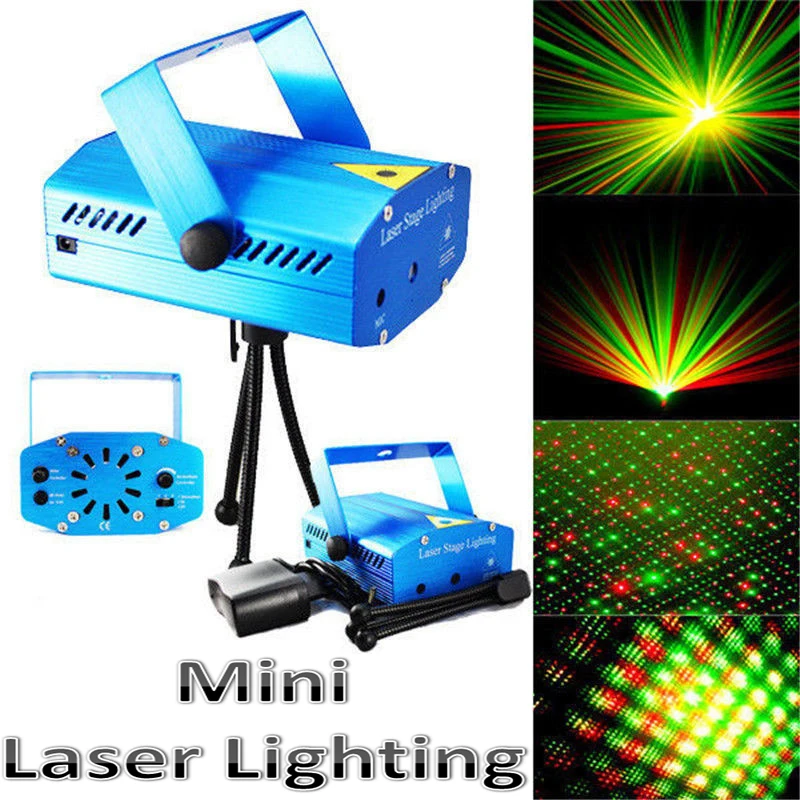 

Mini LED bulb All strat music Show Laser Stage Lights Lighting Adjustment Disco DJ Party Home Wedding Club Projector