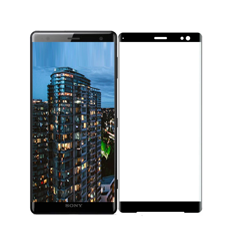 Изогнутое закаленное стекло с полным покрытием для Sony Xperia XZ3 Защитная пленка