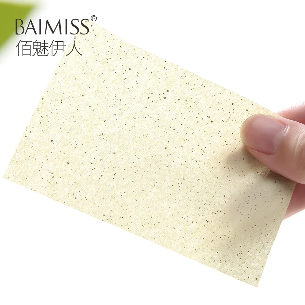 Baimiss Matcha матирующие салфетки для лица чай матча контроль масла фильтровальная