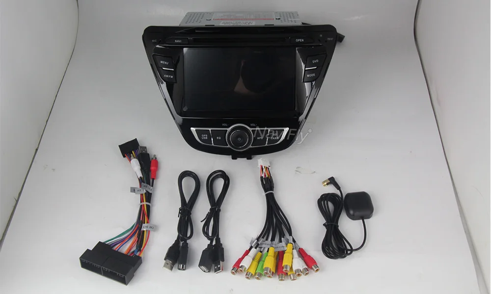 Cheap Navifly 2din Android8.1 Car dvd Multimedia Player GPS Navigation For Hyundai Elantra Avante Radio BT MAP Quad Core Stereo Audio 2