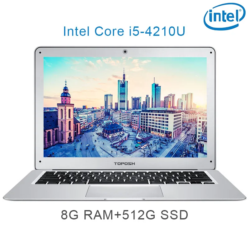 

P7-05 8G RAM 512G SSD i5 4210U 14" Untral-thin notebook Gaming laptop desktop computer