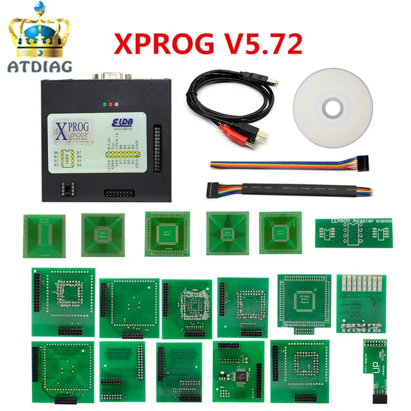 

XPROG 5.75 Black Metal XPROG V5.72 Update Version XPROG 5.60 Auto ECU Programming Interface Xprog 5.7 adapter Free Ship