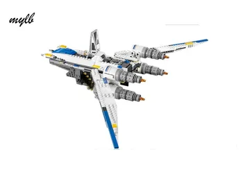

mylb New Star War series the Rebel U-Wing Fighter Model Building Block set classic Compatible Toys for children